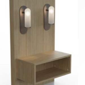 Ada Queen Night Stand With Wall Guard